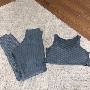 Chrome Top & Leggings